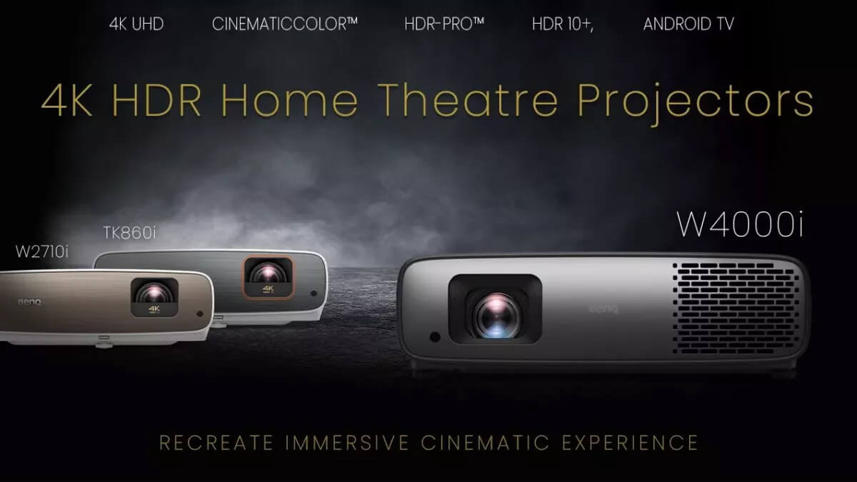 BenQ представляет три новых 4K проектора для домашнего кинотеатра