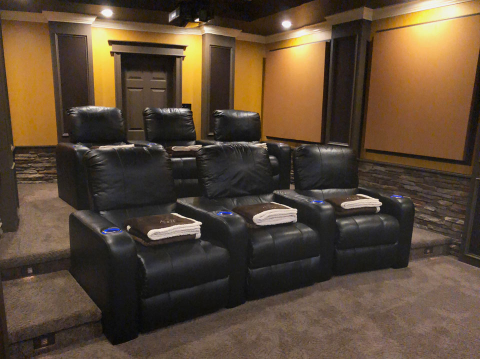 Кинотеатральные кресла персонального кинотеатра