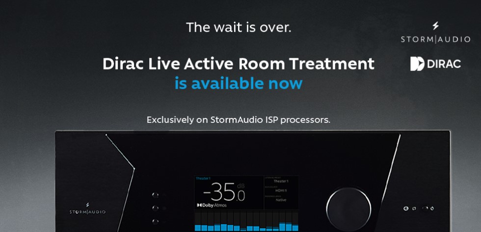 StormAudio активирует обработку помещений Dirac Live