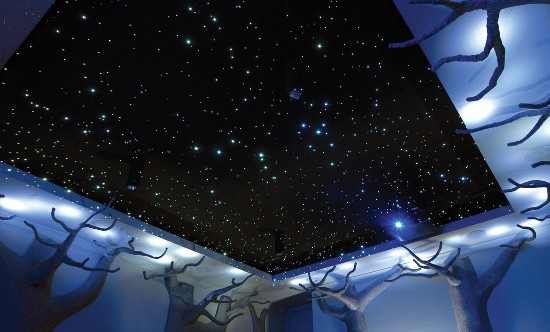 Уникальный светодиодный потолок типа Звездное небо